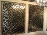 Decoracion con moldura de trazado liso.