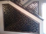 Trabajos decorativos con moldura lisa.